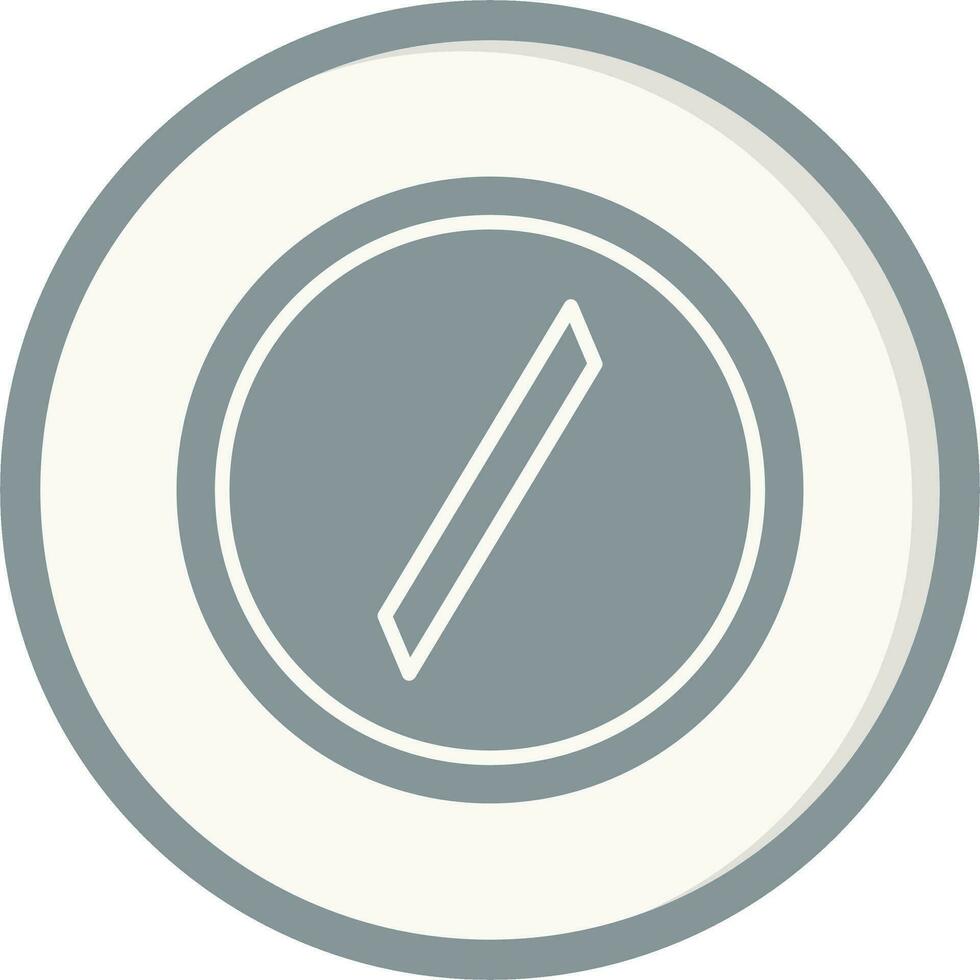 barra oblicua vector icono