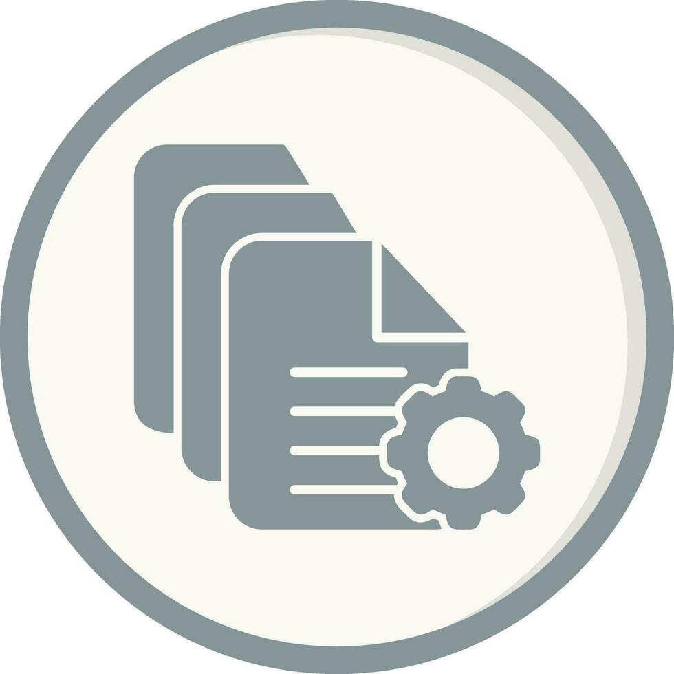 Batch Processing Vector Icon
