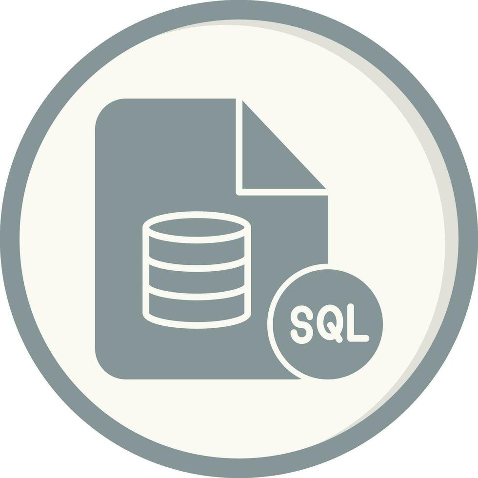 Structured Query Language Vector Icon