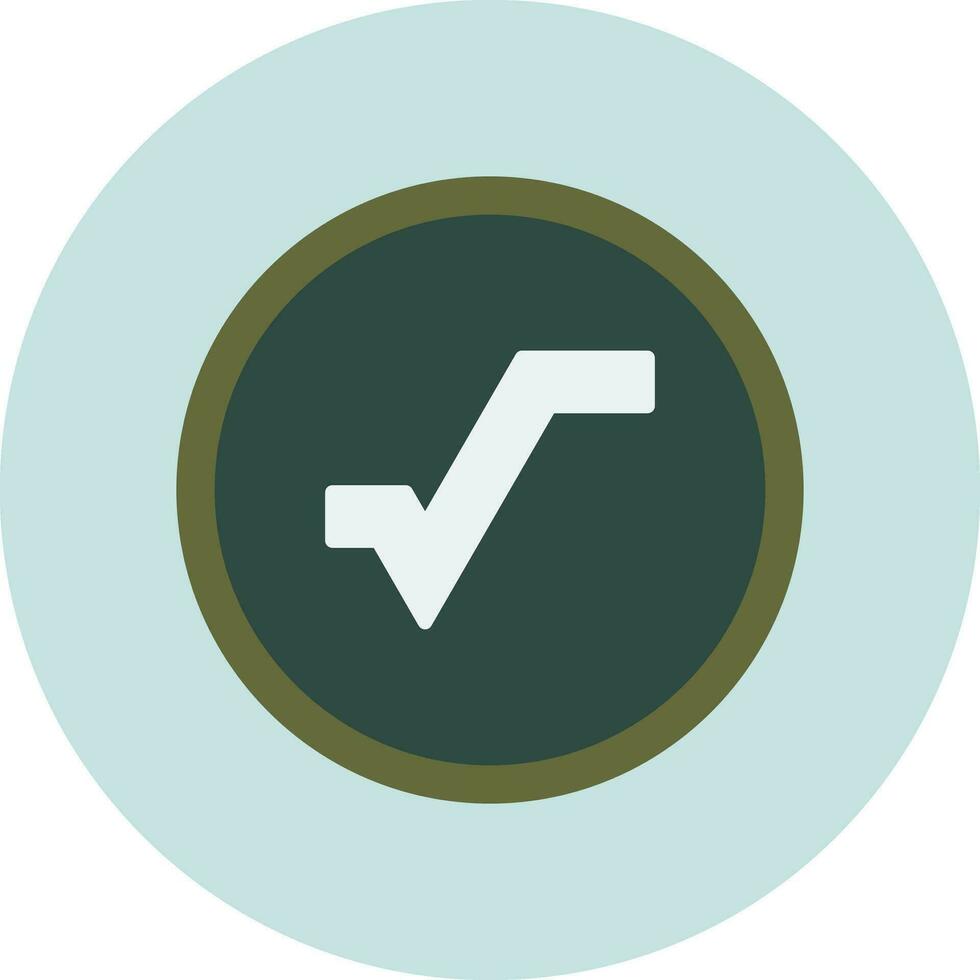 Square Root Vector Icon