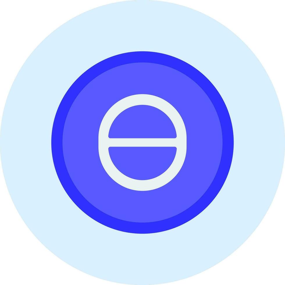 Theta Vector Icon