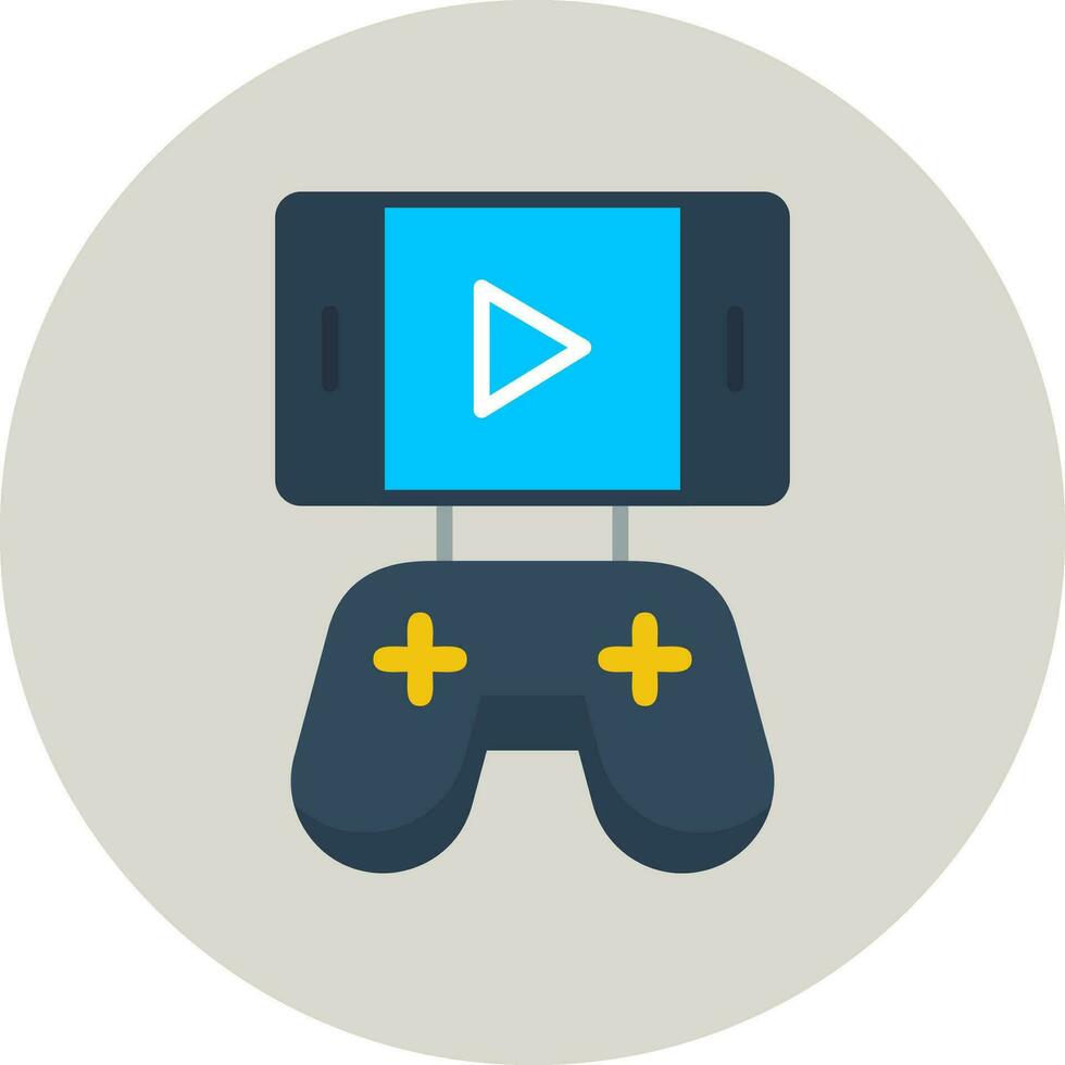 Mobile Game Vector Icon