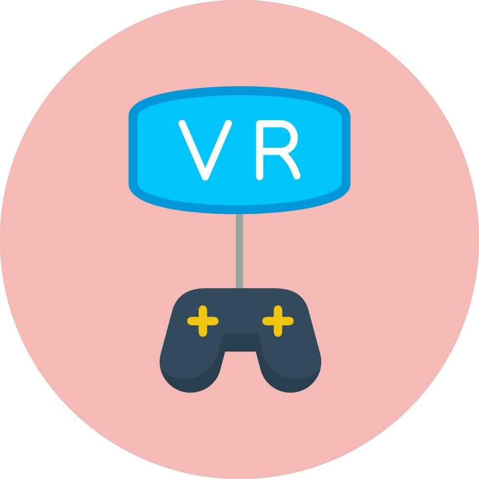 vr juego vector icono