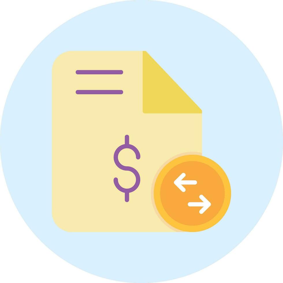 Transactional Data Vector Icon