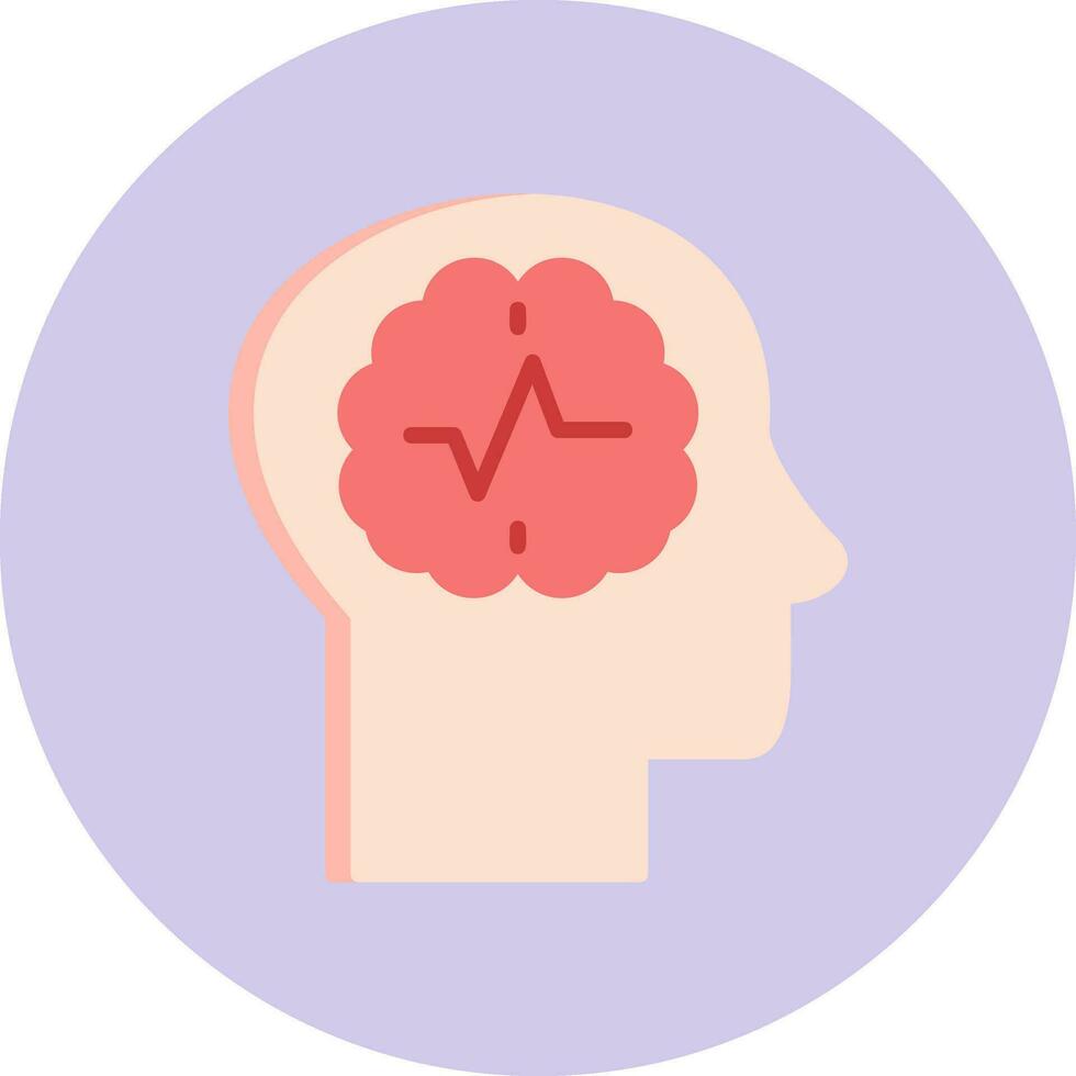 epilepsia vector icono