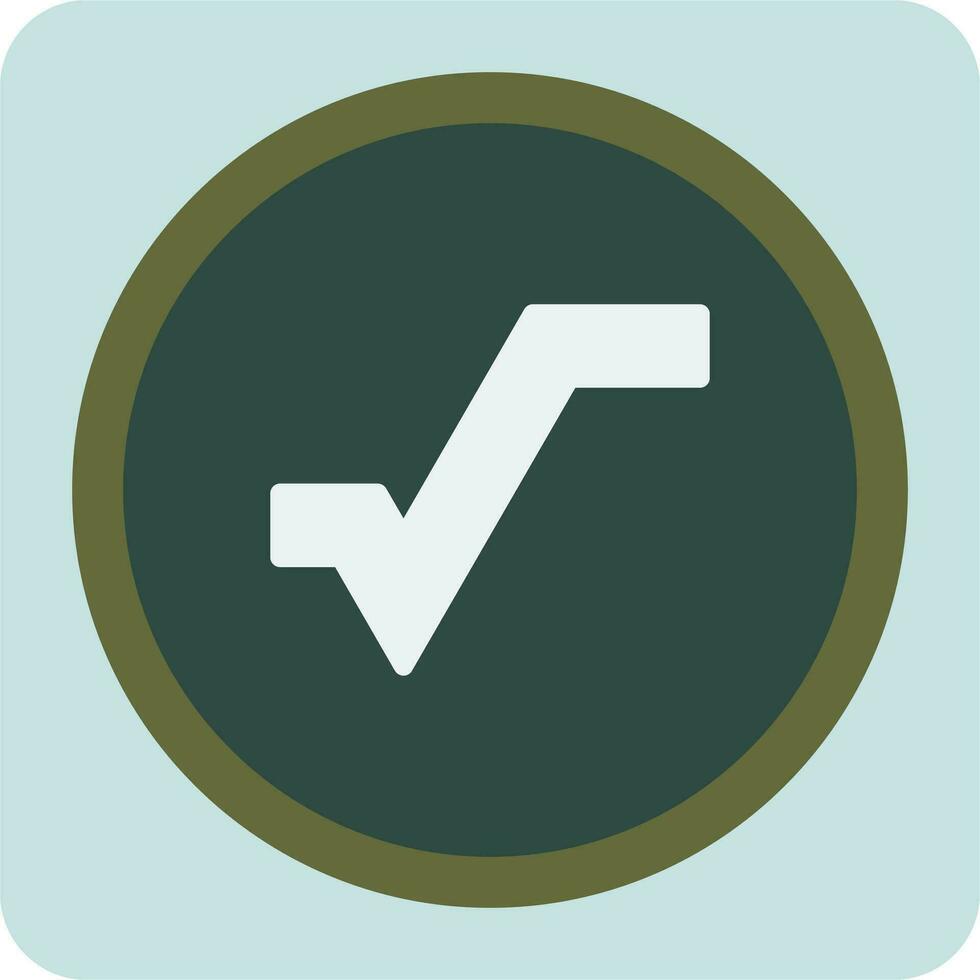 Square Root Vector Icon