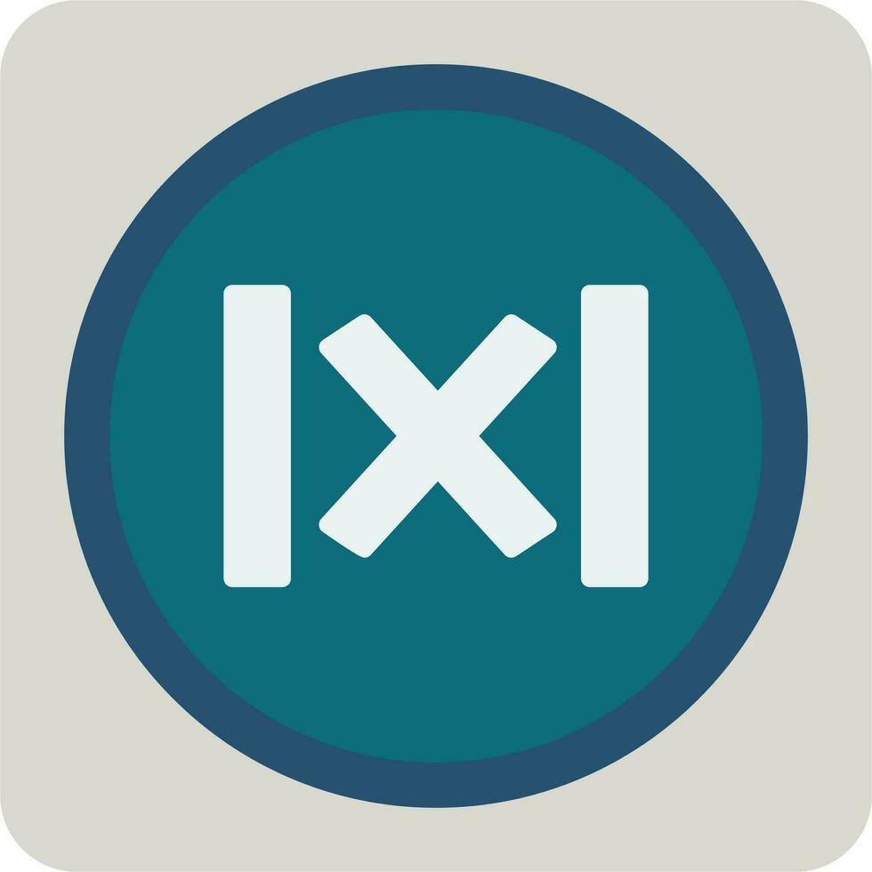 Absolute Value Vector Icon