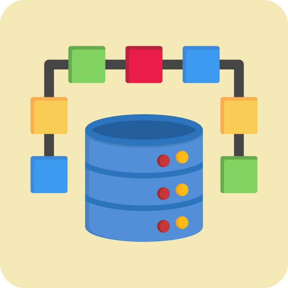 Structured Data Vector Icon