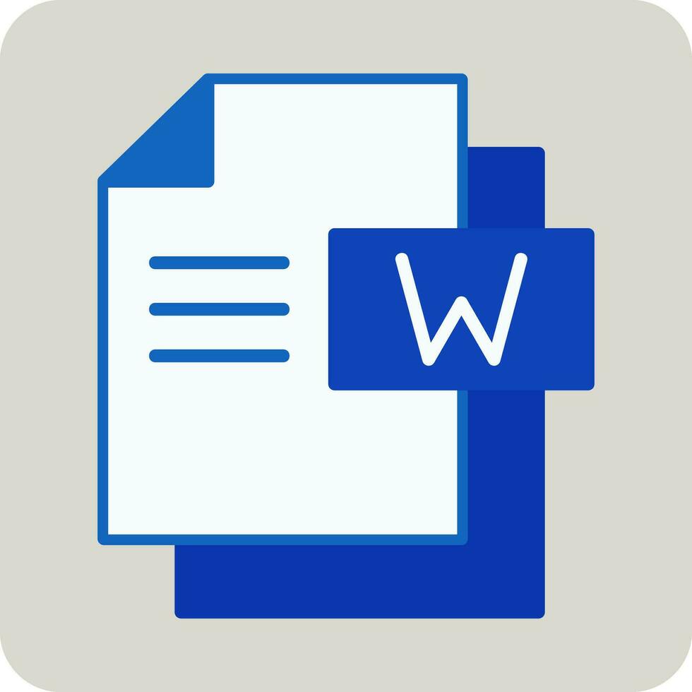 Word Vector Icon