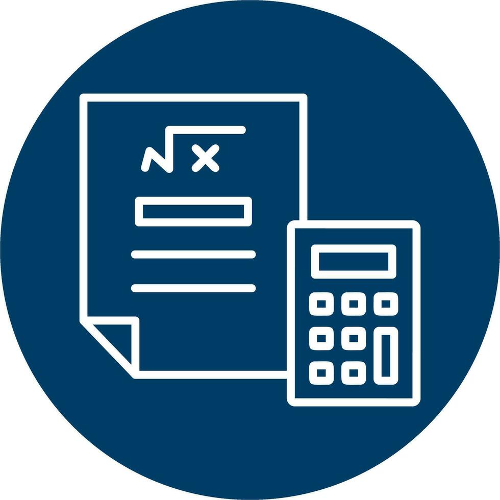 Mathematics Vector Icon