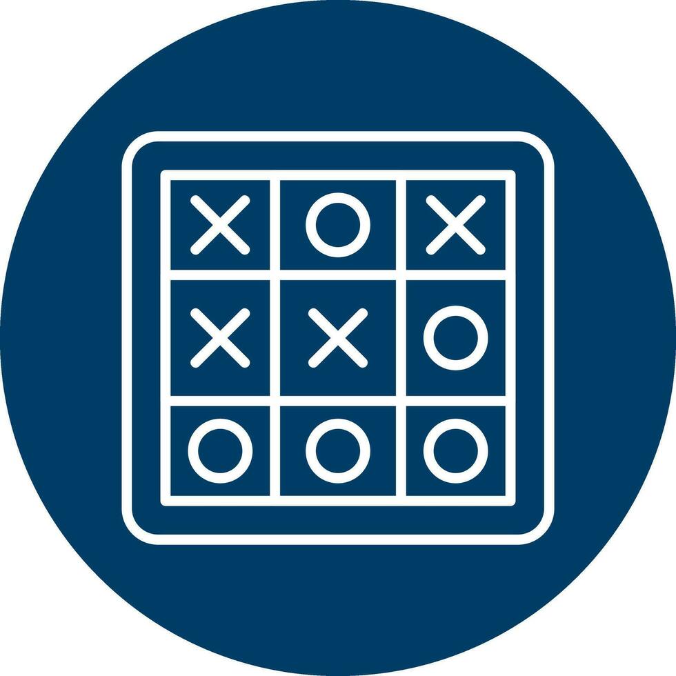 Tic Tac Toe Vector Icon