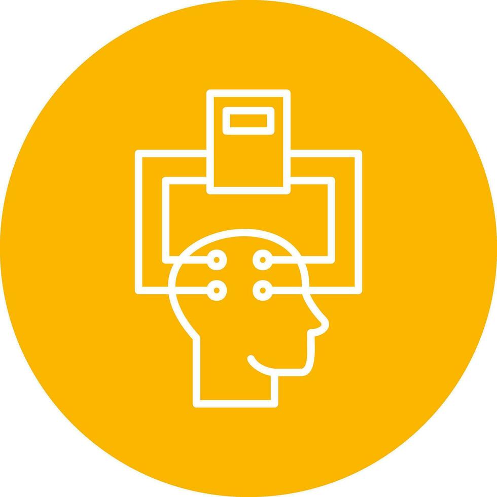 Electroencephalogram Vector Icon