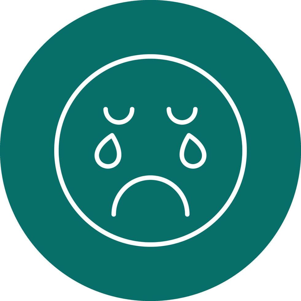 Crying Vector Icon