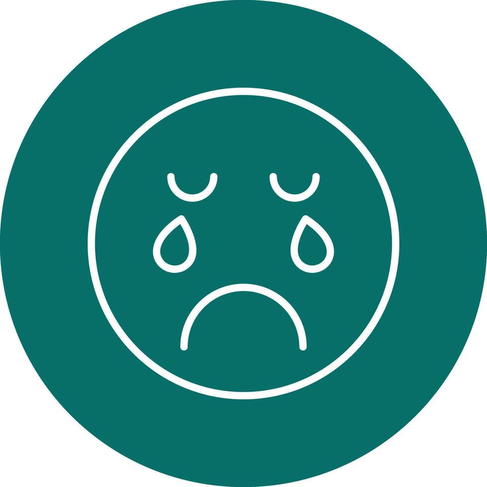 Crying Vector Icon