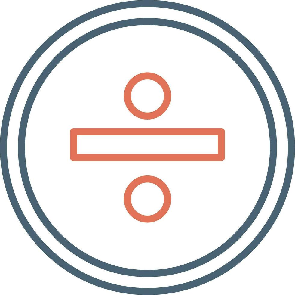 Division Vector Icon
