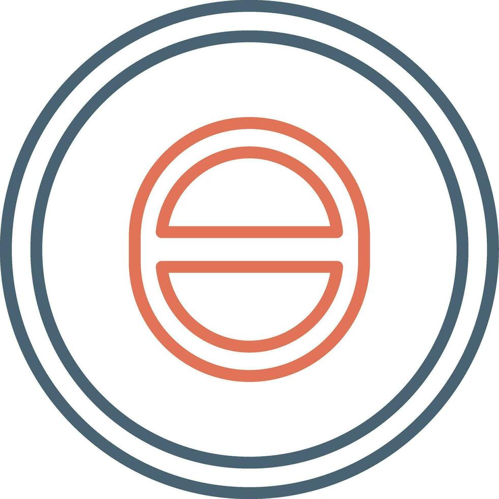Theta Vector Icon