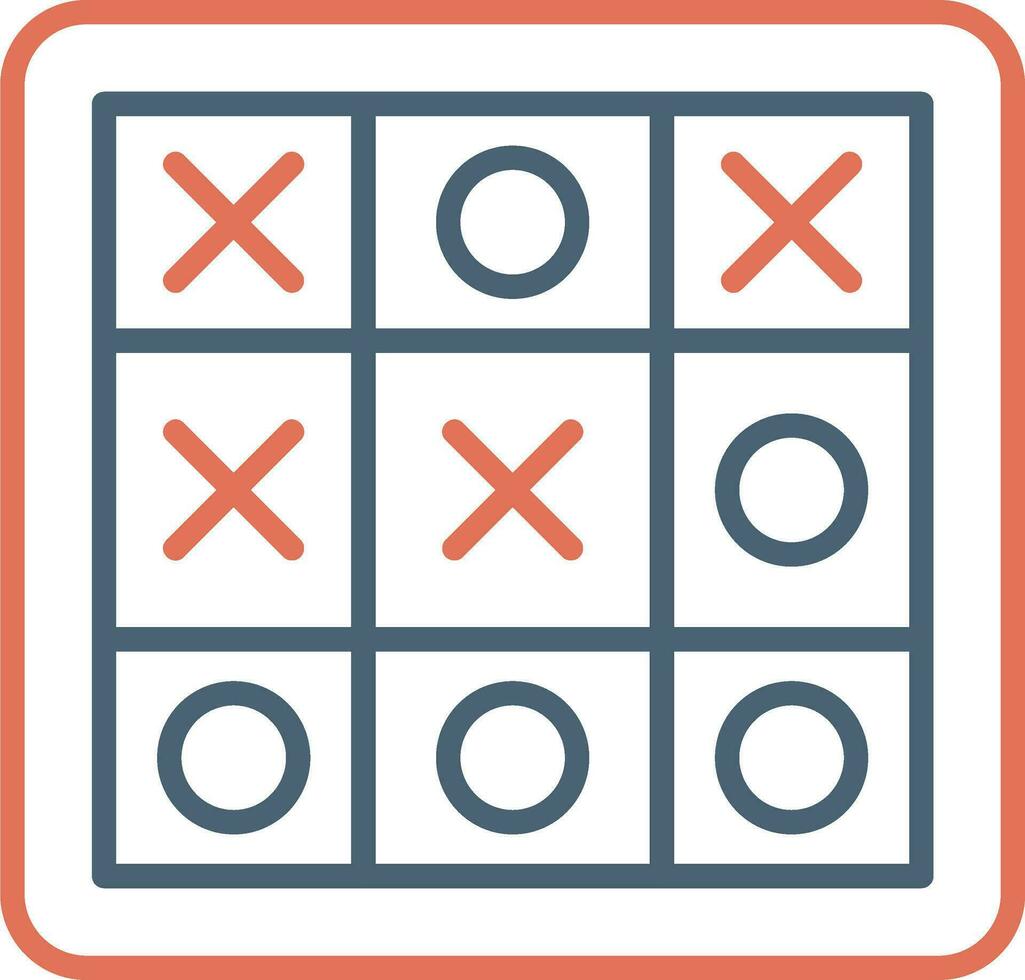 Tic Tac Toe Vector Icon