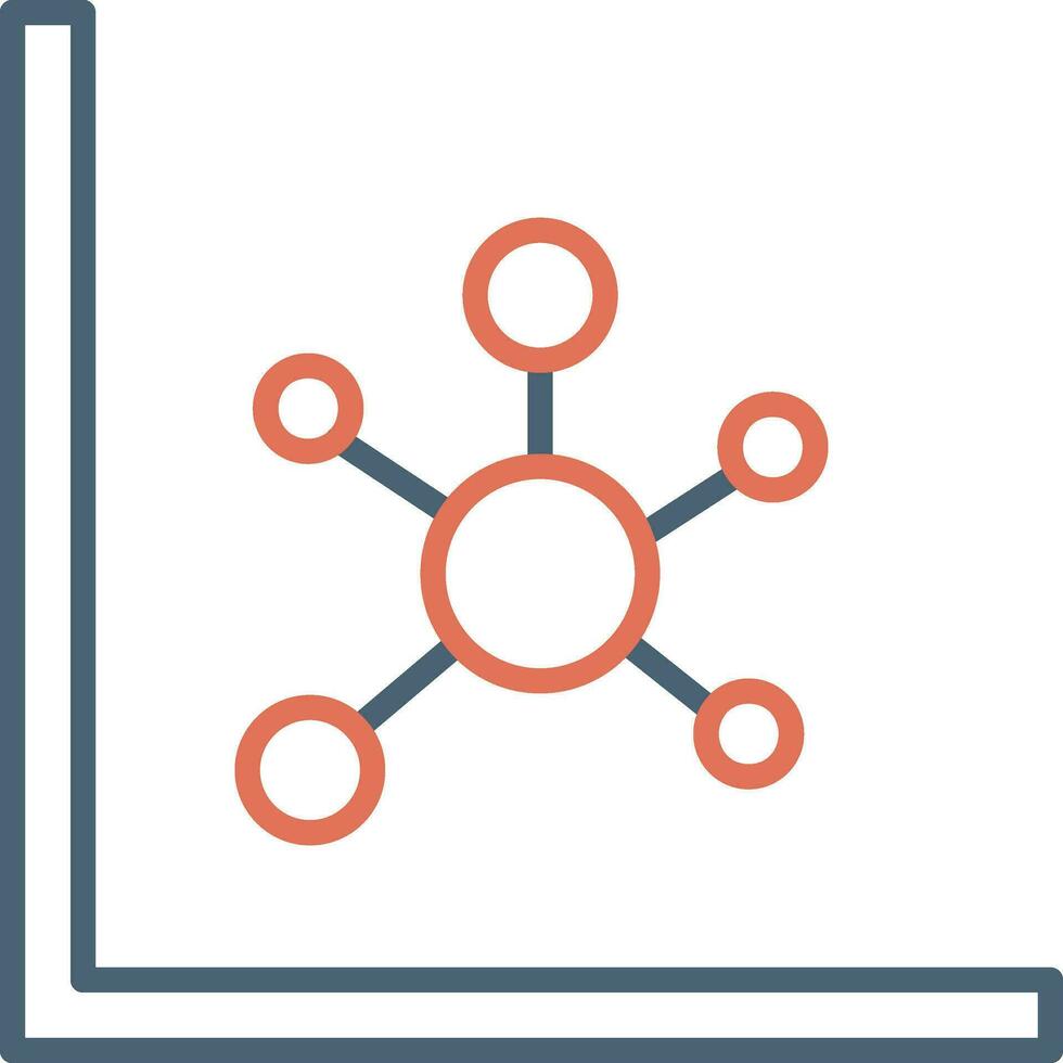 Clustering Vector Icon