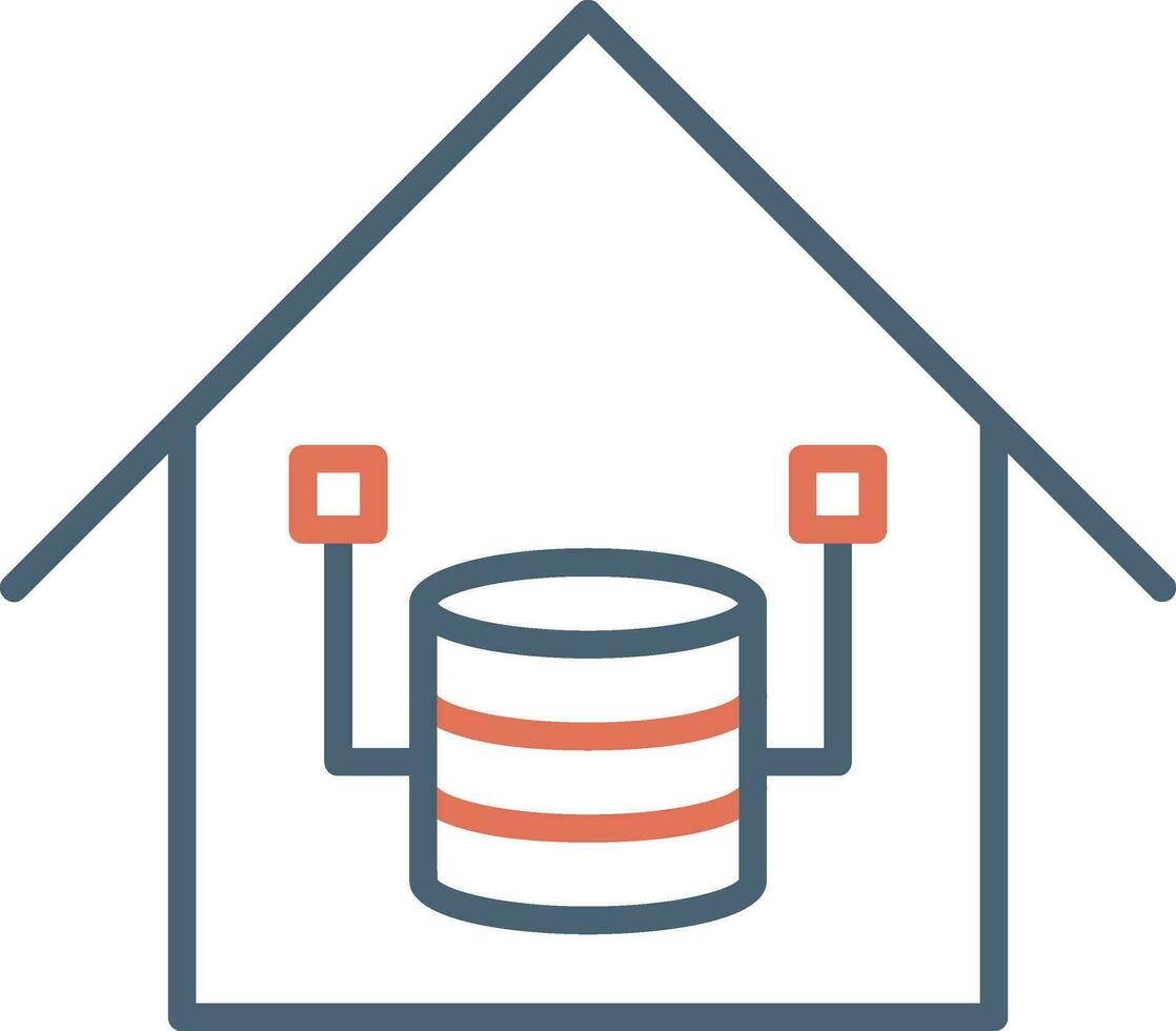 Data Warehouse Vector Icon