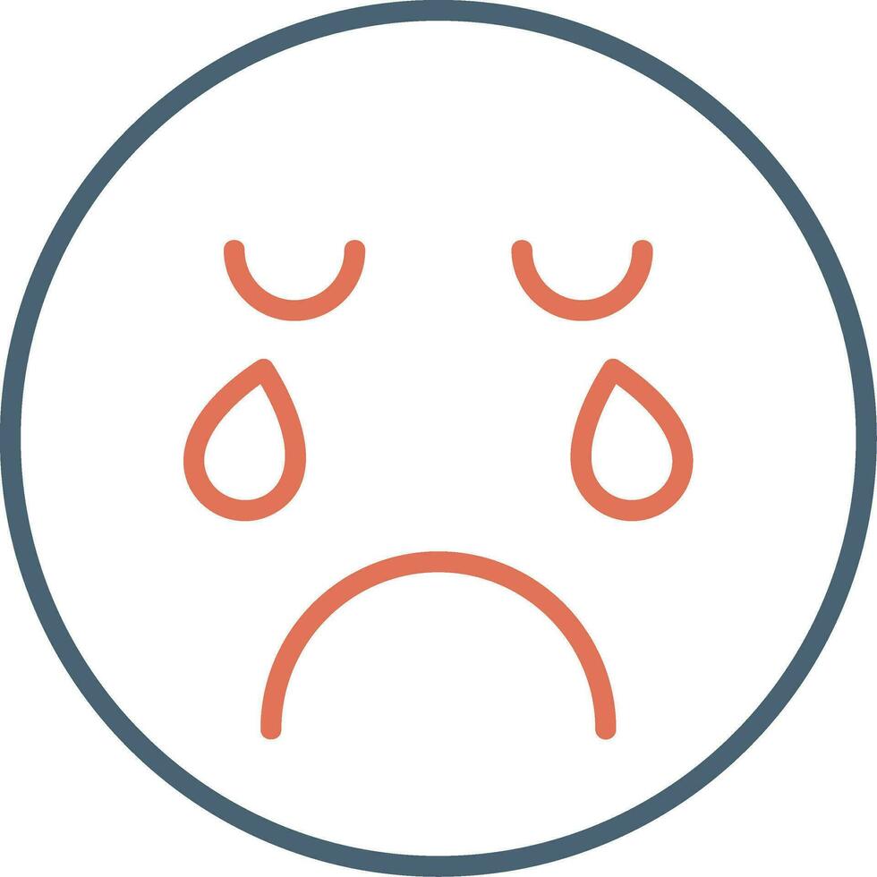 Crying Vector Icon