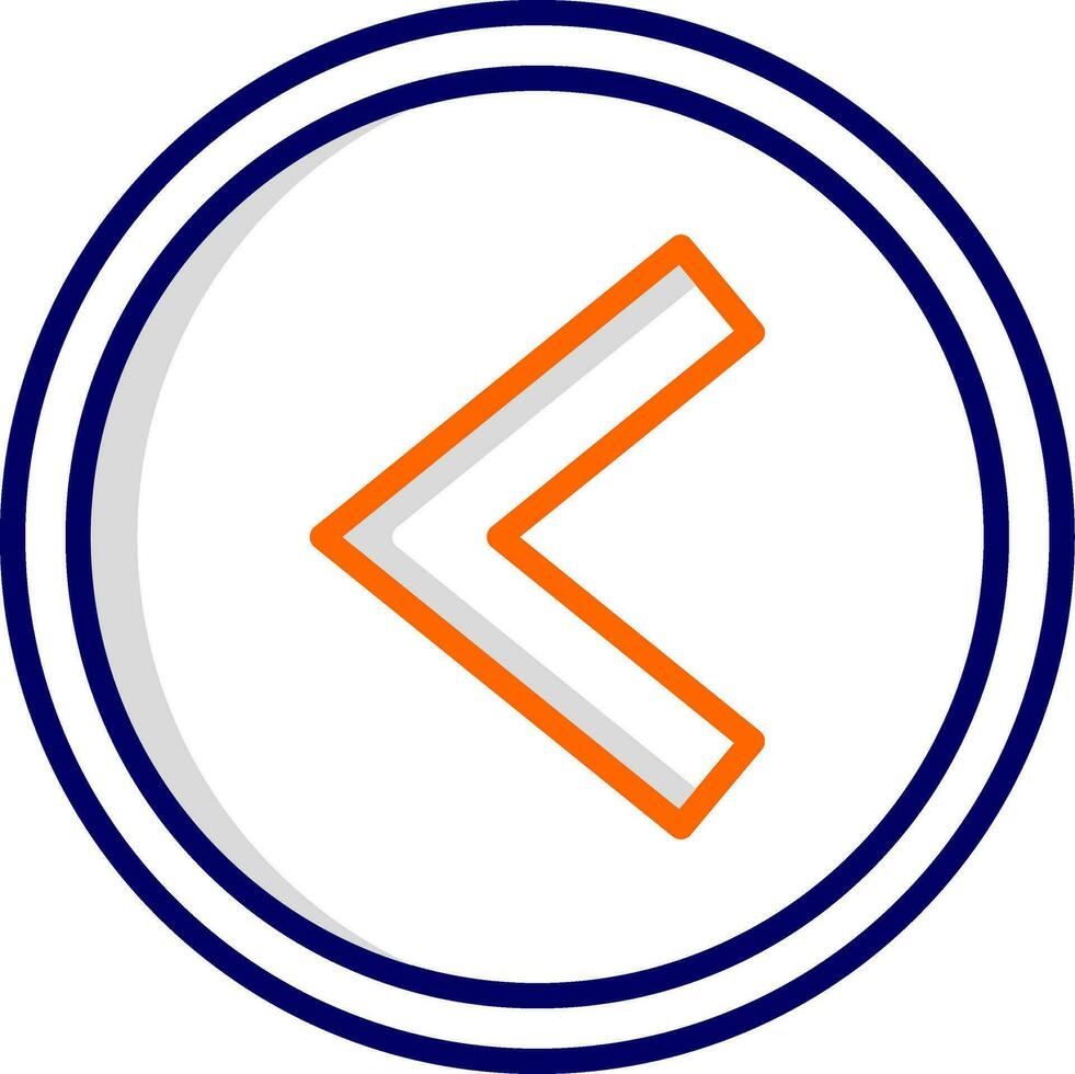 Less Than Vector Icon