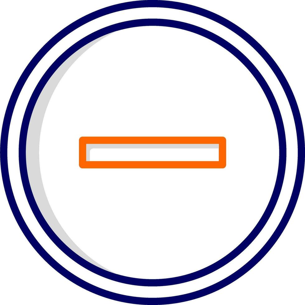 Minus Vector Icon