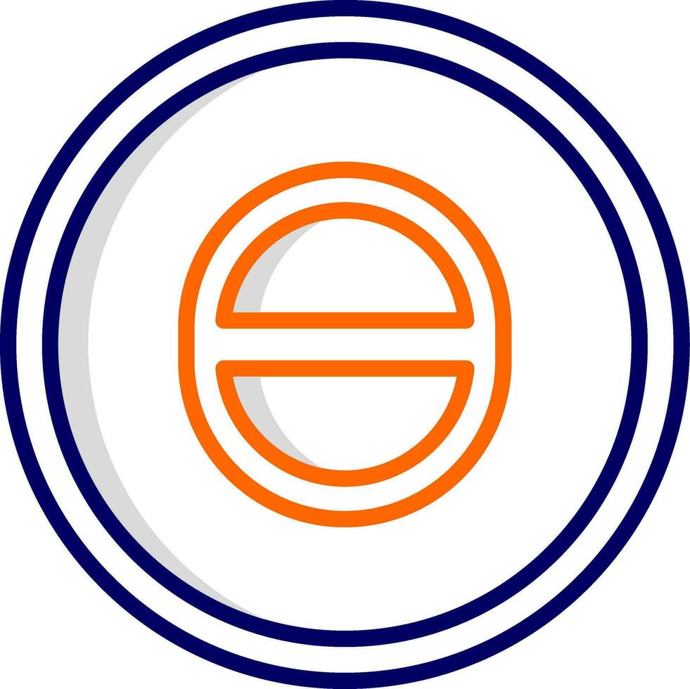 Theta Vector Icon