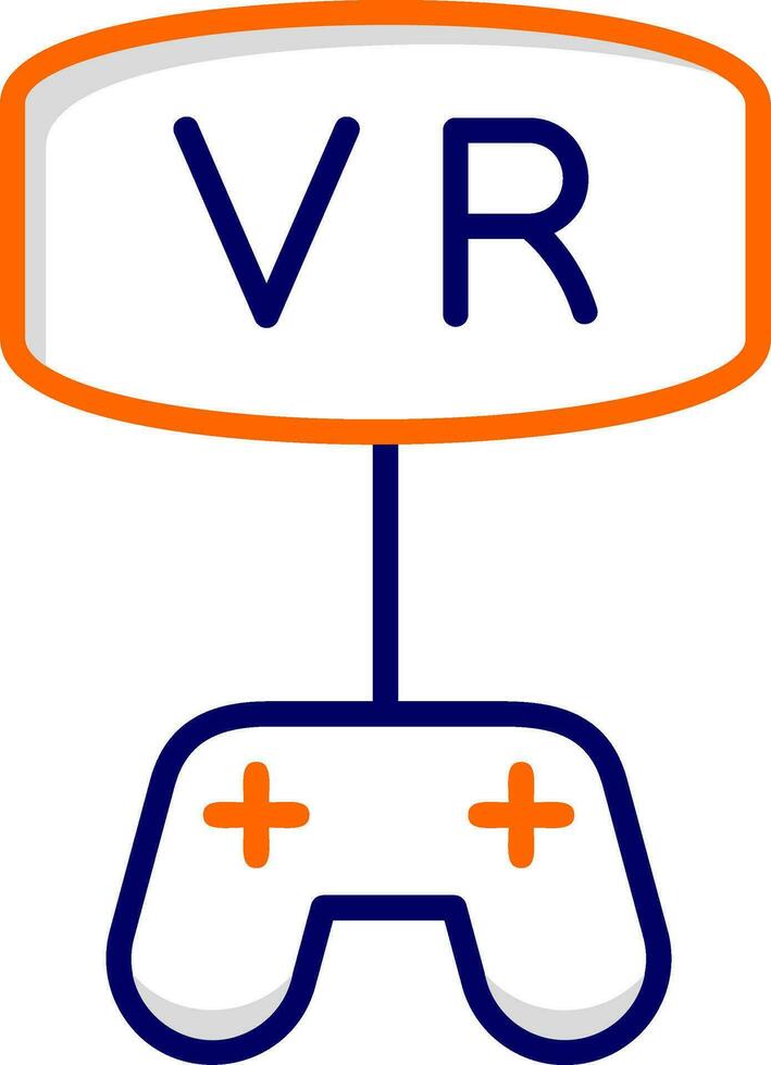 vr juego vector icono