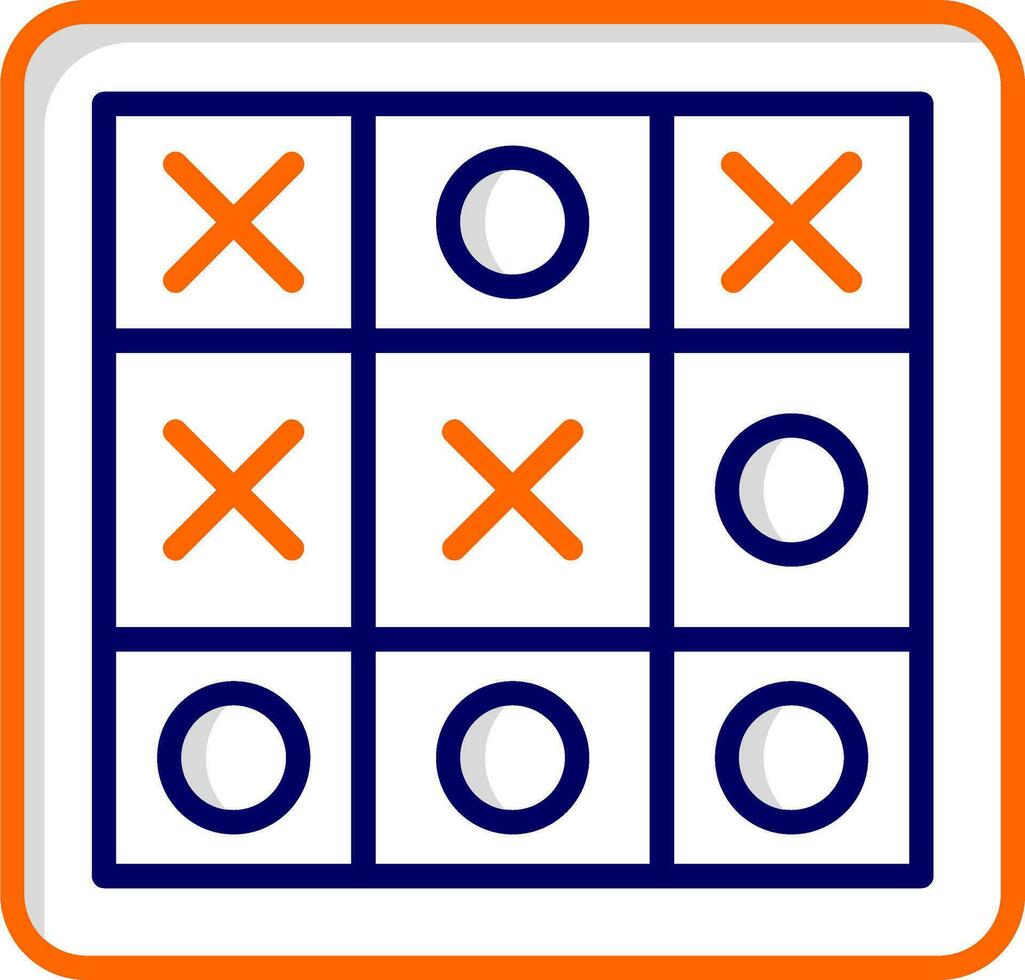 Tic Tac Toe Vector Icon