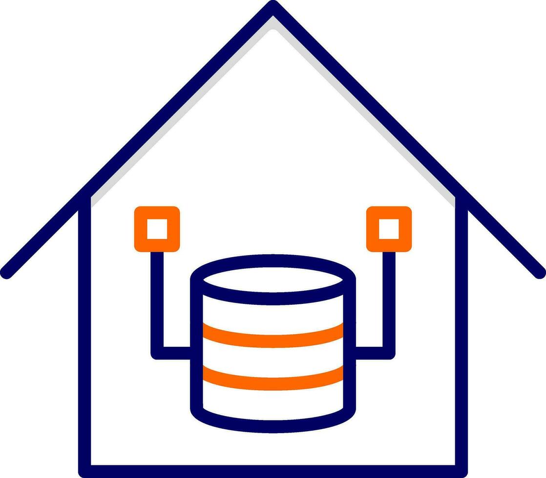 Data Warehouse Vector Icon