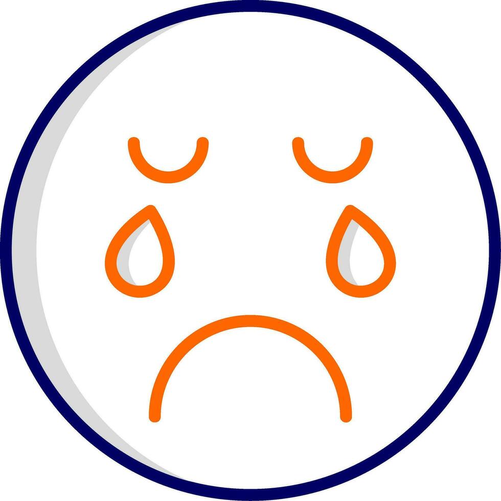 Crying Vector Icon