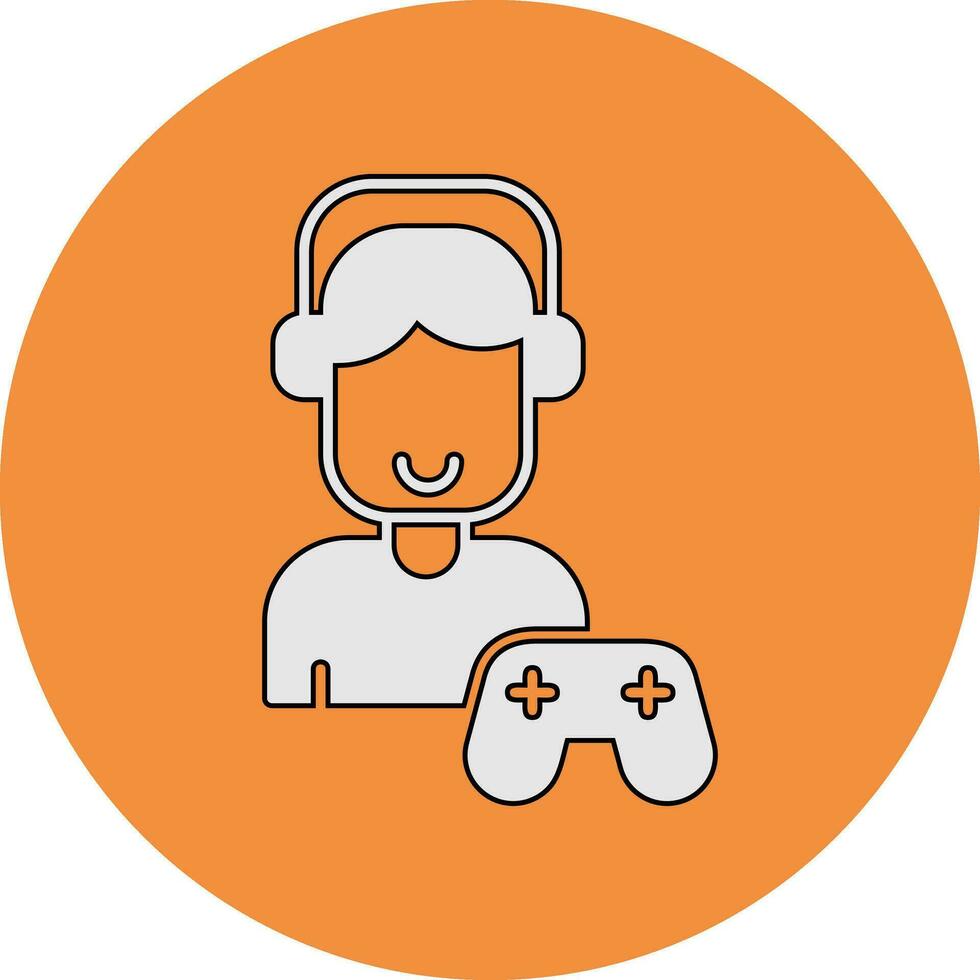 Gamer Vector Icon