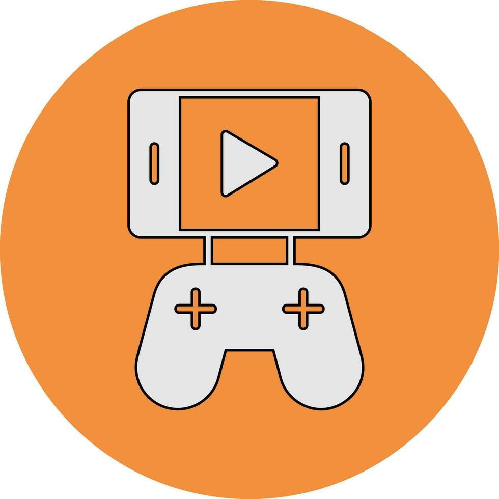 Mobile Game Vector Icon