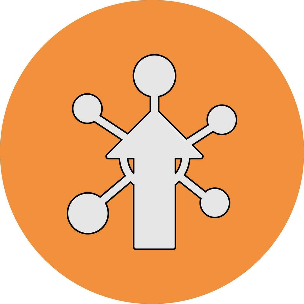 Neural Network Vector Icon