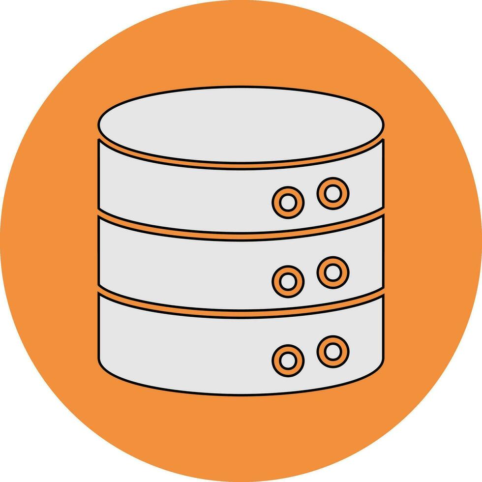 icono de vector de base de datos