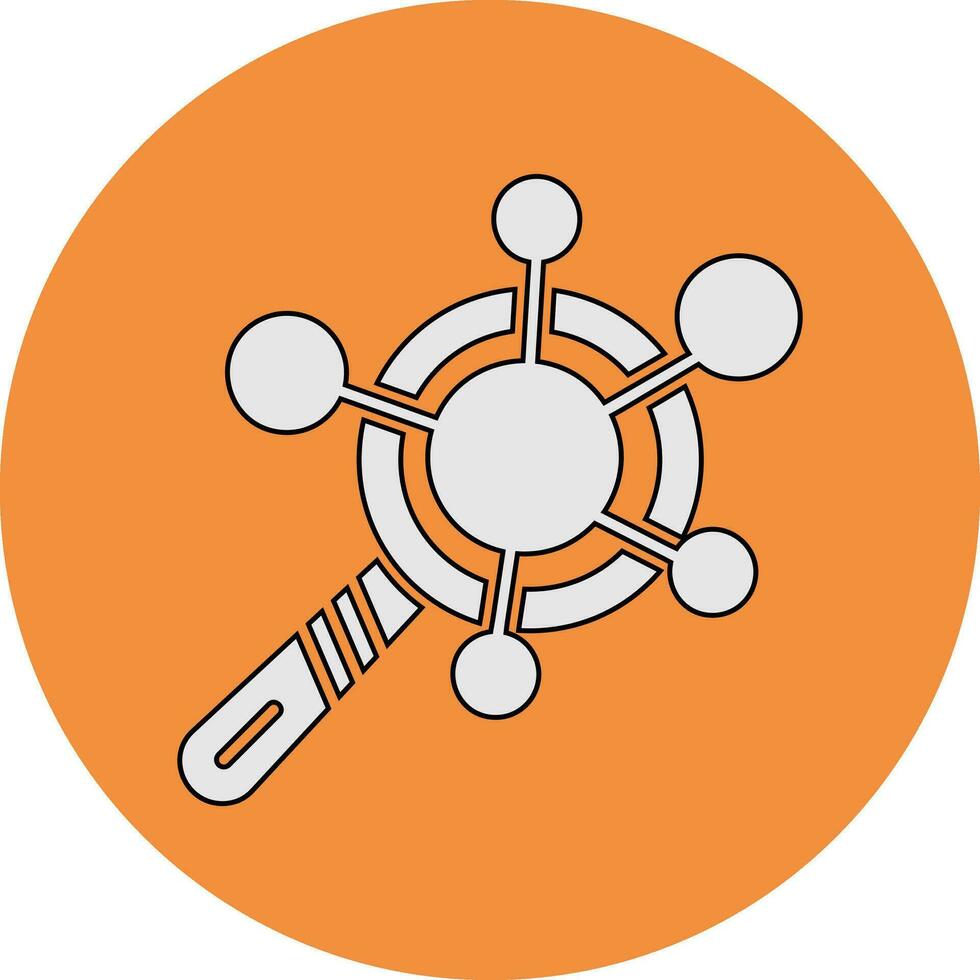 Network Analysis Vector Icon