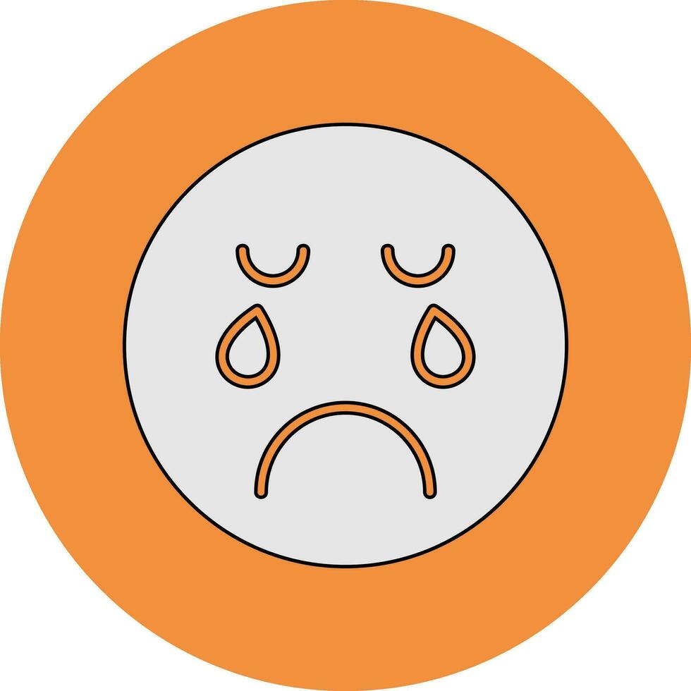 Crying Vector Icon