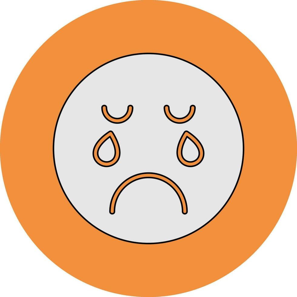 Crying Vector Icon