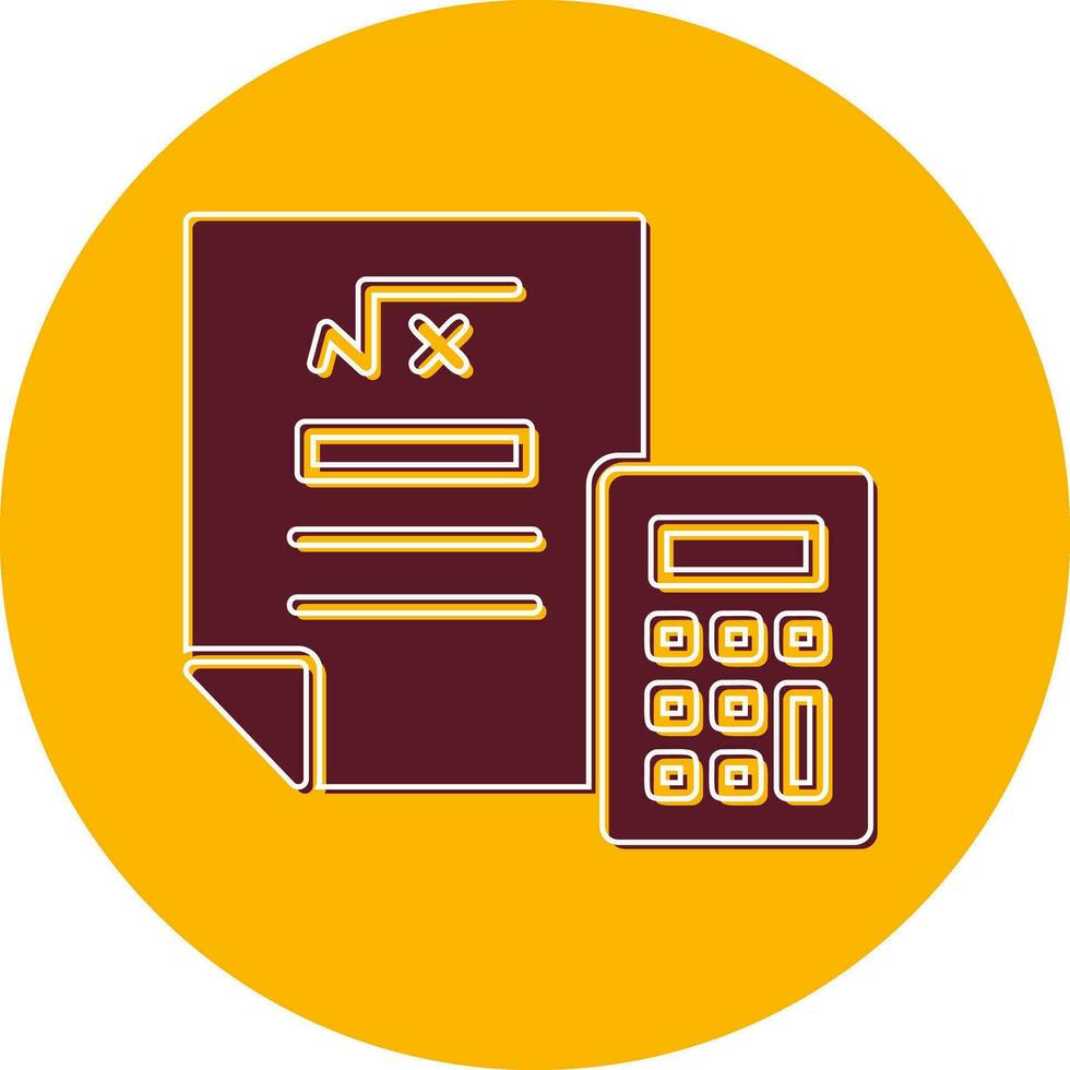 Mathematics Vector Icon