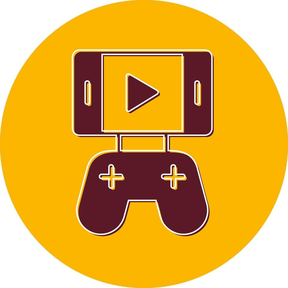 Mobile Game Vector Icon