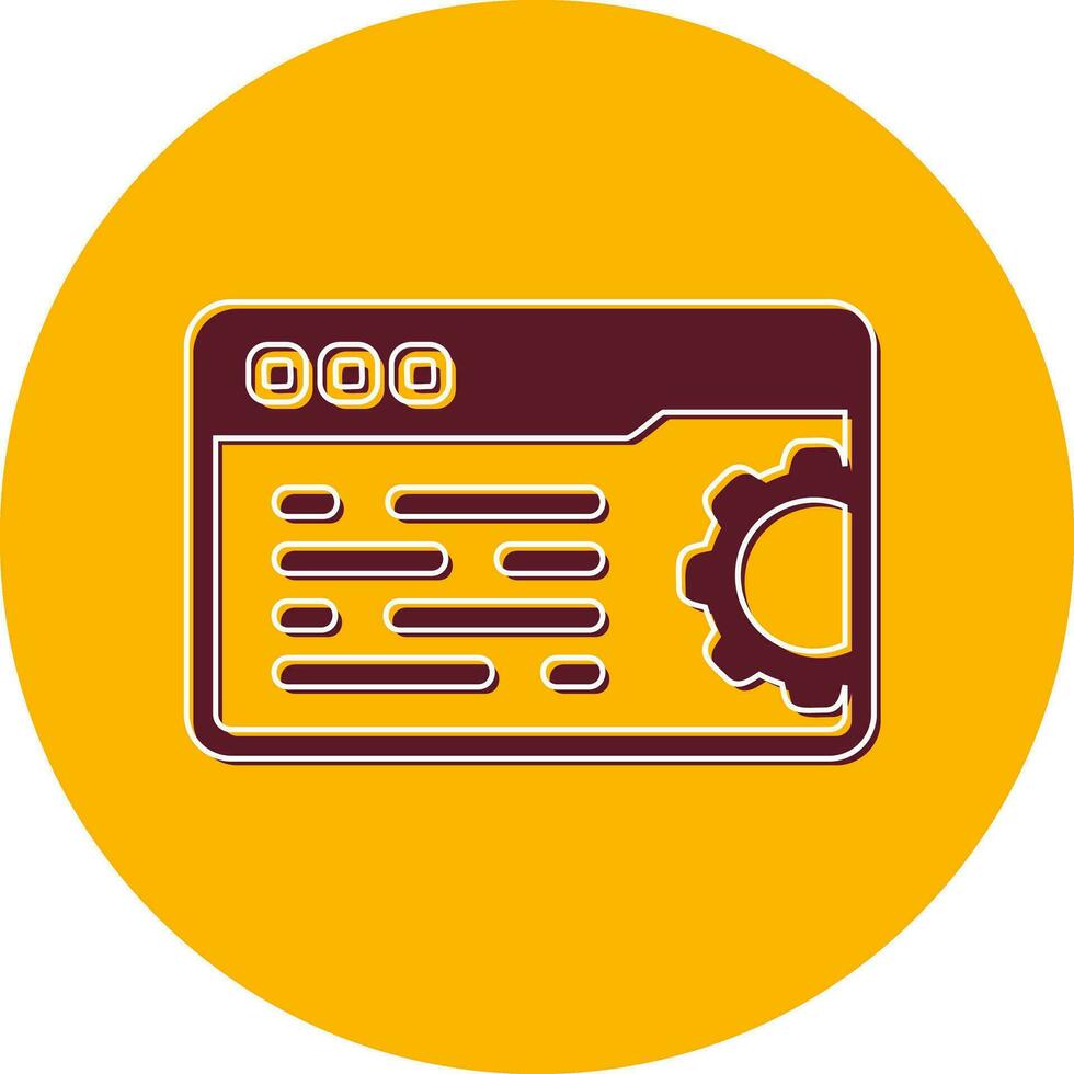 Web Settings Vector Icon