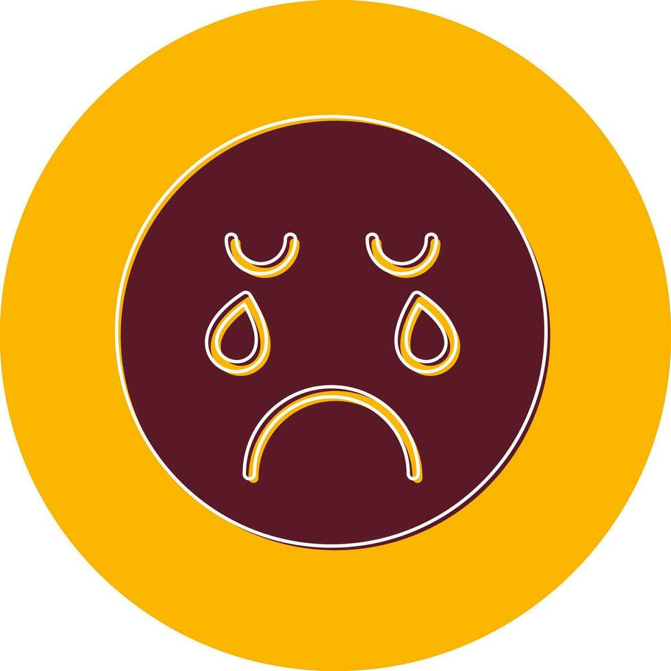 Crying Vector Icon