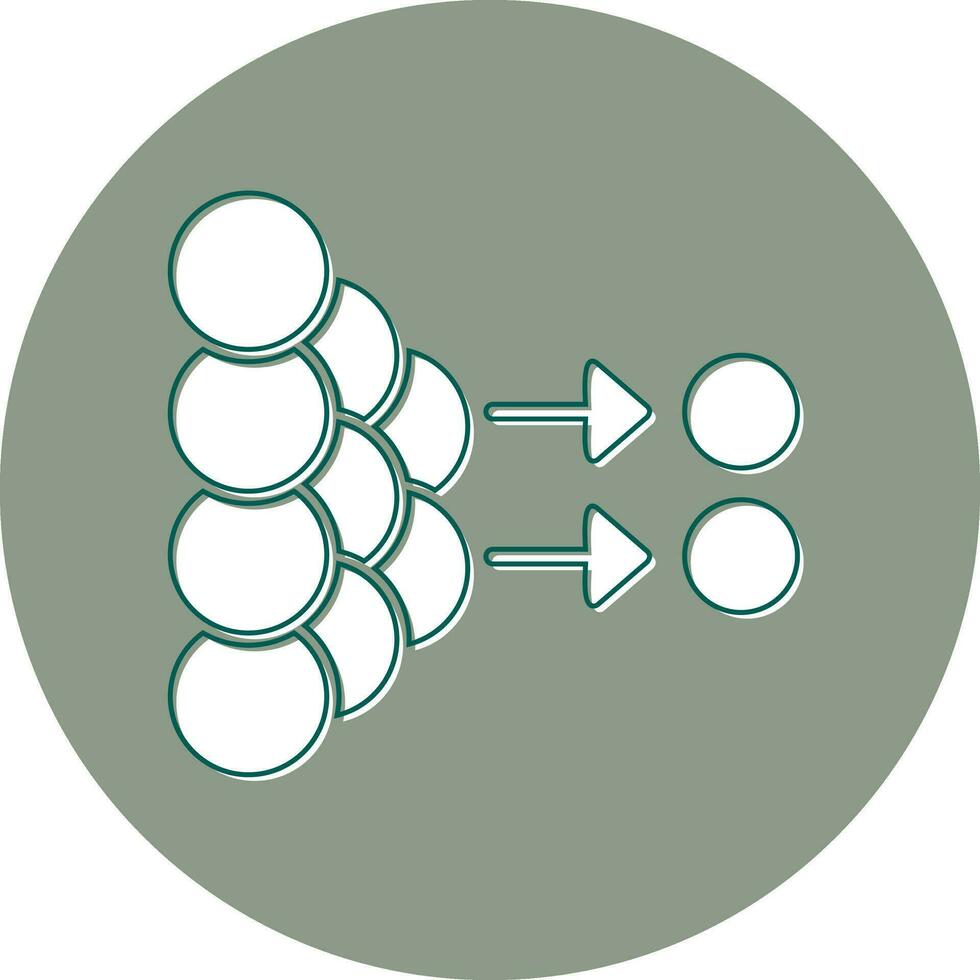 Diffusion Vector Icon