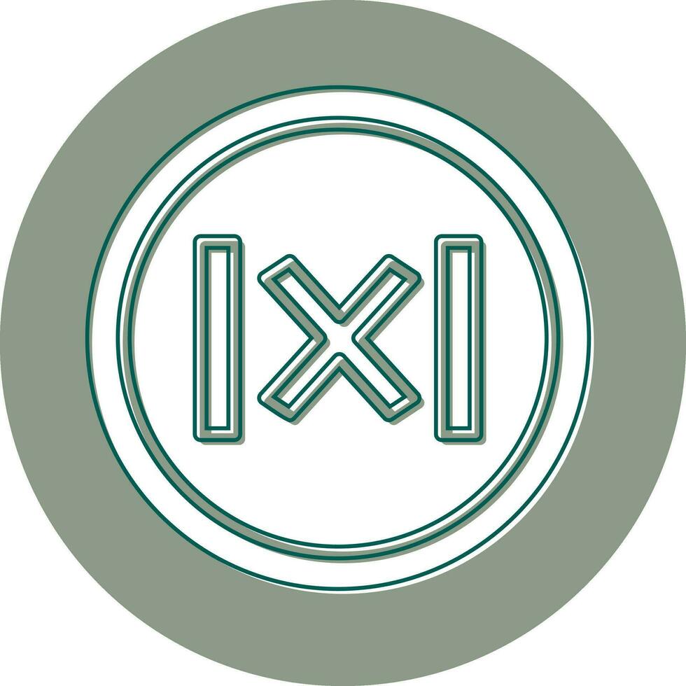 Absolute Value Vector Icon