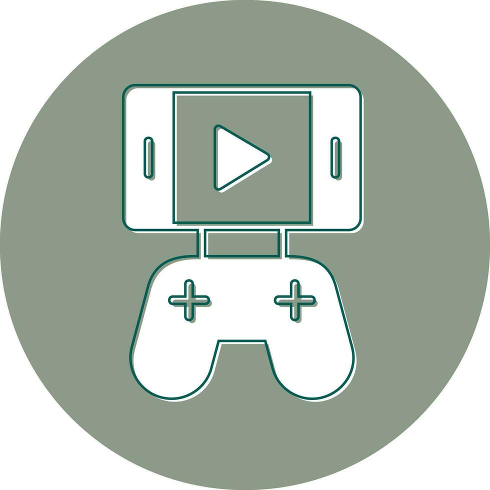 Mobile Game Vector Icon