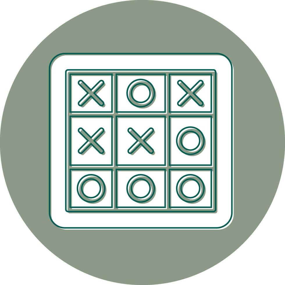 Tic Tac Toe Vector Icon