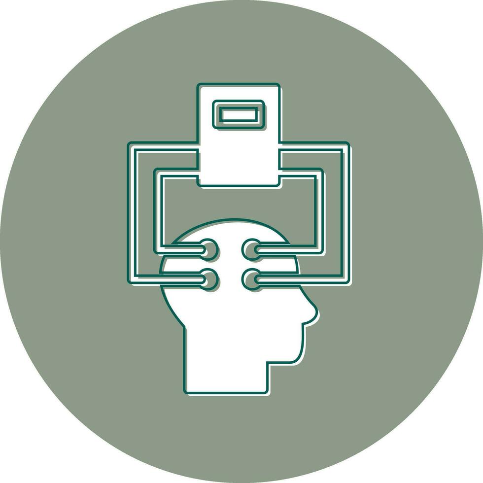 Electroencephalogram Vector Icon