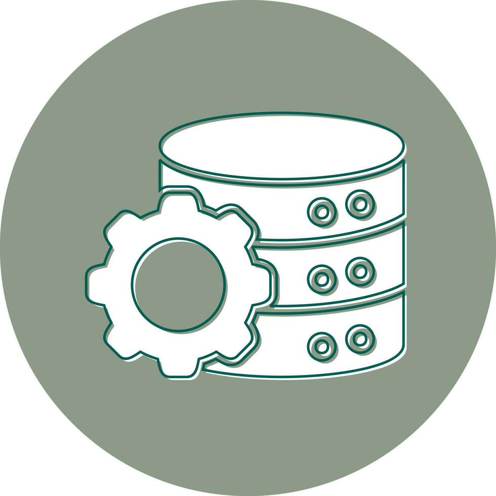 Operational Database Vector Icon