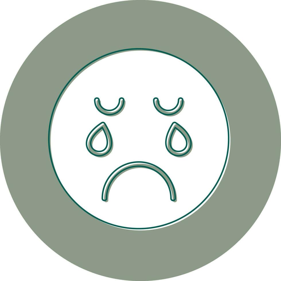 Crying Vector Icon