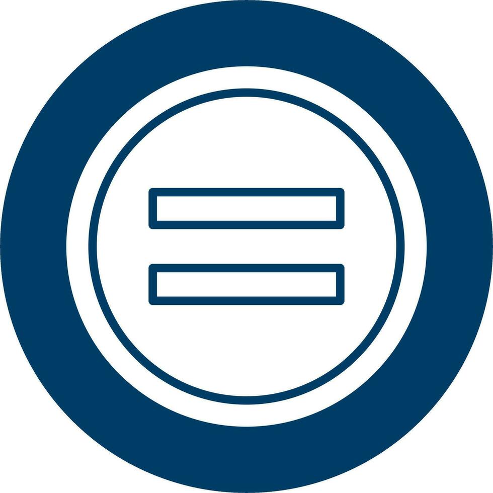 Equal Vector Icon